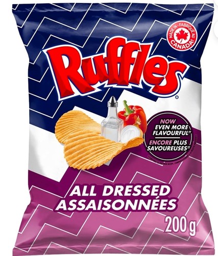 Bag ruffles all - ruffles, dressed